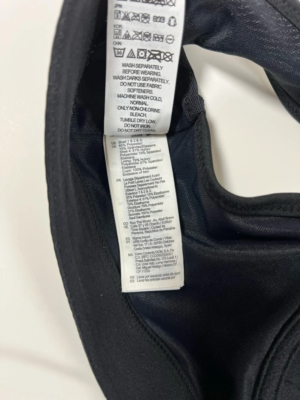 Brooks Black Uplift Crossback Sports Bra, size XL